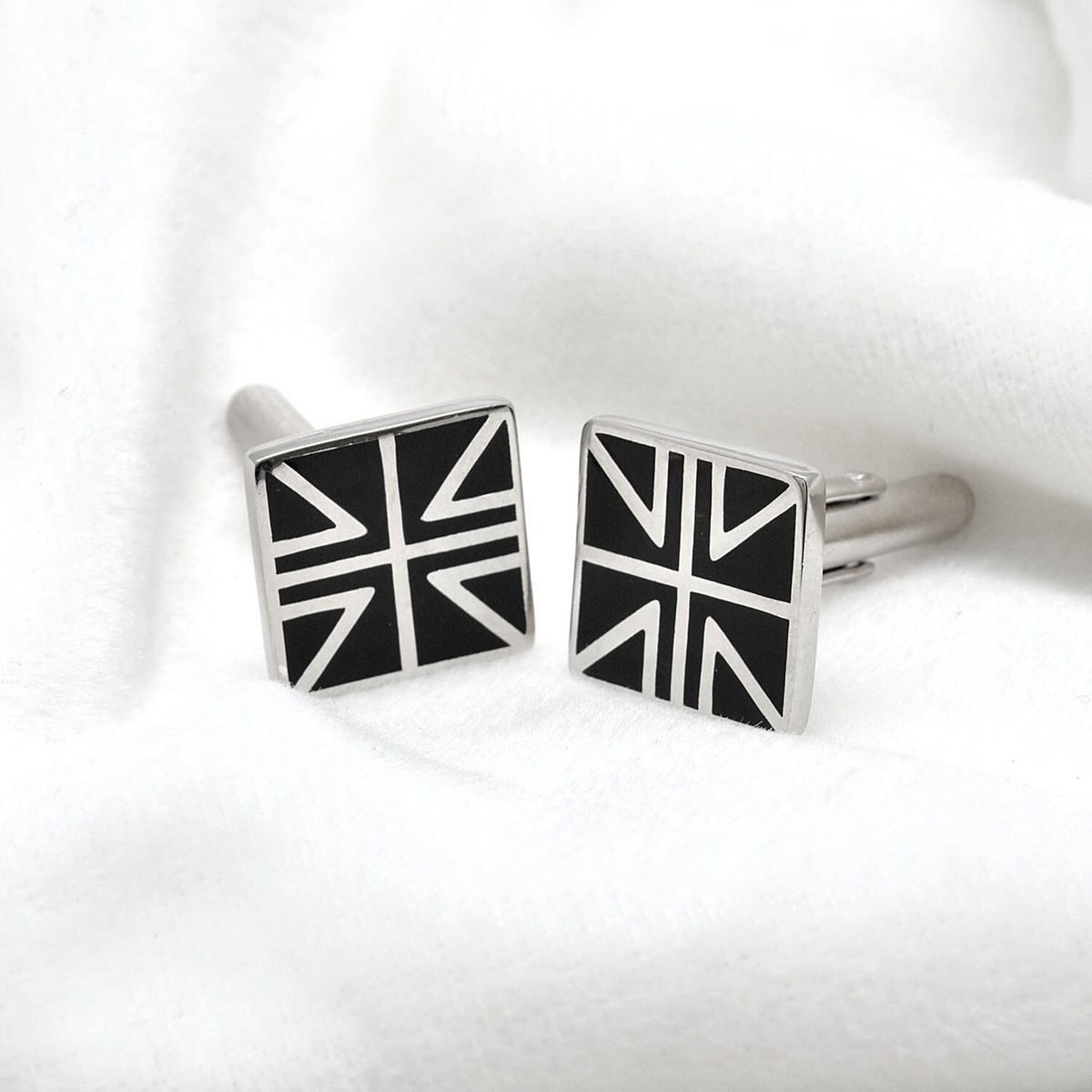 Luxourious Silver Cufflinks – Men's Designer Monogram Jewelry