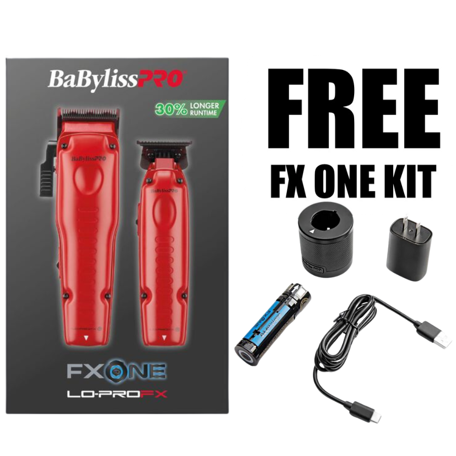 BaByliss FXONE LoPro FX Matte Red Clipper & Trimmer | FX129MRPK | eBay