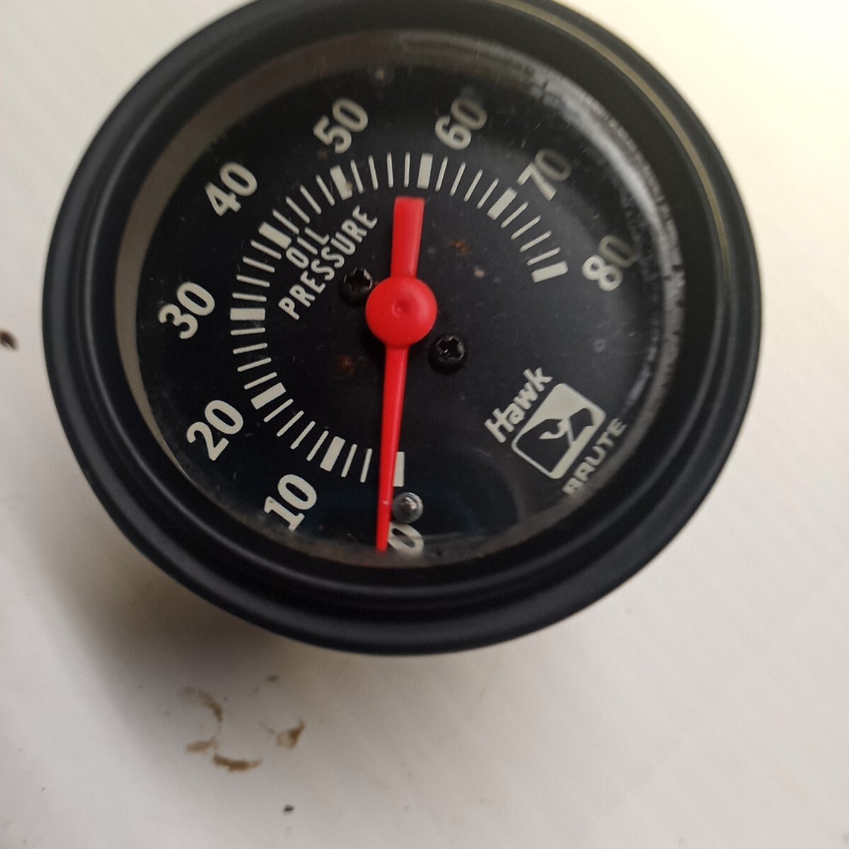 Hawk Brute Oil Pressure Gauge. Vintage. Good Condition. eBay