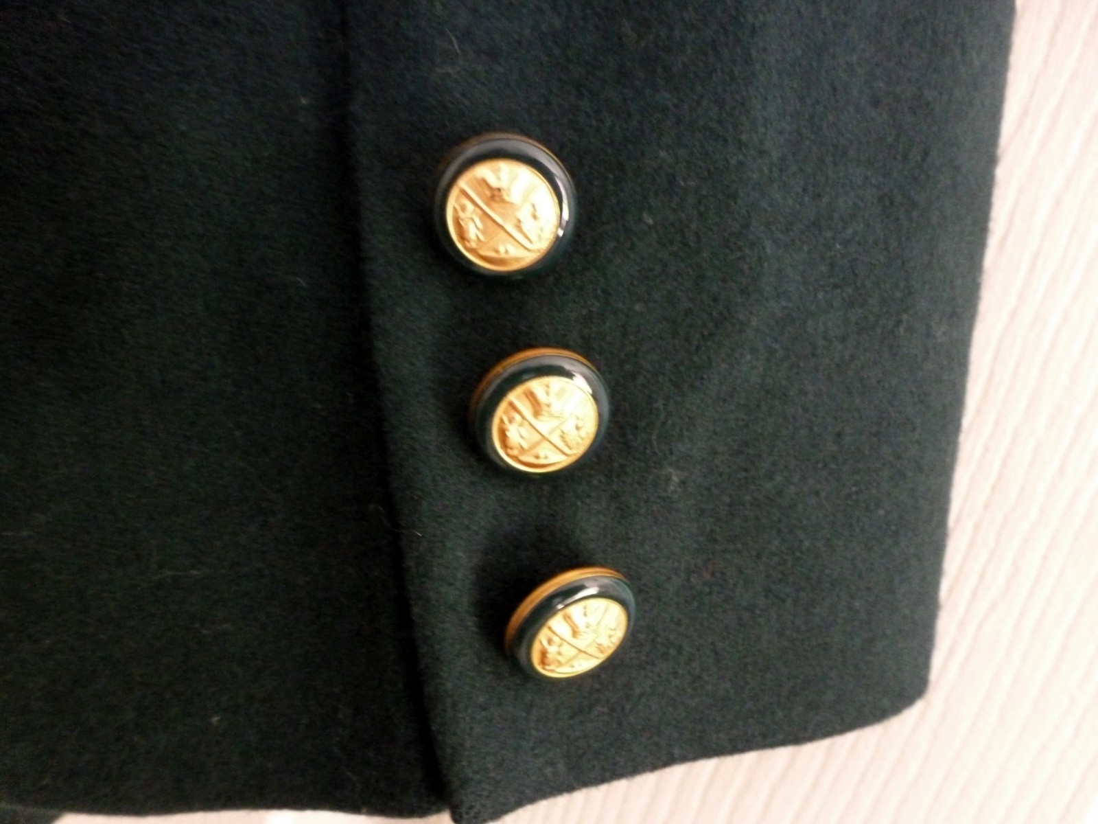 Coat Jacket Blazer PENDLETON Womens Solid Dark Gr… - image 4