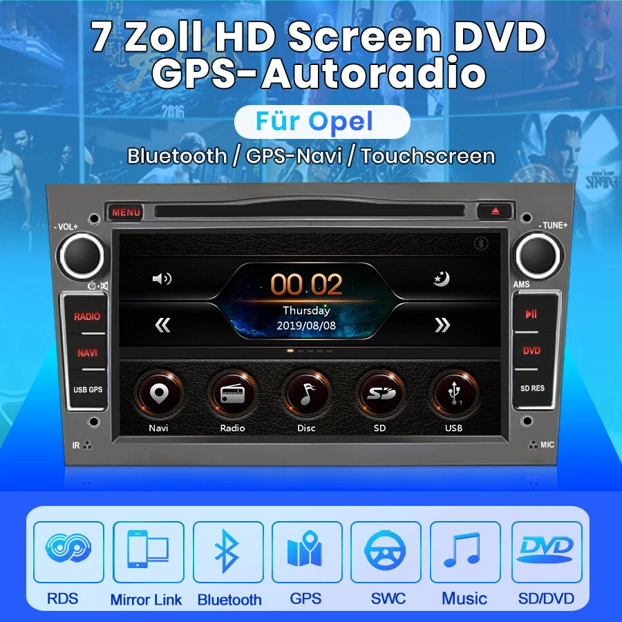 CD DVD Autoradio 2 DIN GPS Navi Opel Corsa D Astra H Tigra Corsa C Signum DAB+ - Bild 3 von 4