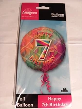 Happy 7th birthday,  17", Balloon   
