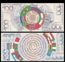 LOT  10 pcs，BRICS Summit Commemorative banknote - Russian Emperor Edition/UNC