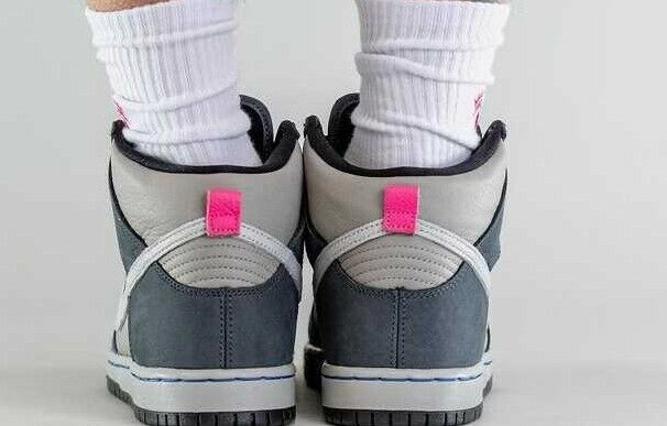 Nike SB Dunk High Pro Medium Grey DJ9800-001 US 7 - 11 Men Nike SB Dunk High Pro Medium Grey DJ9800-001 US 7 - 11 Men