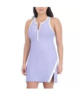 Blue Sage Ladies' Lined Stretch Active Dress with Built In Shorts Size Small