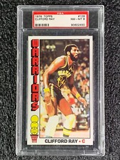 1976 Topps Basketball #109 Clifford Ray PSA 8