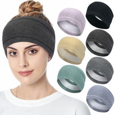 Winter Sports Headband Warm Thermal Fleece Sweatband Yoga Skiing Cycling Running