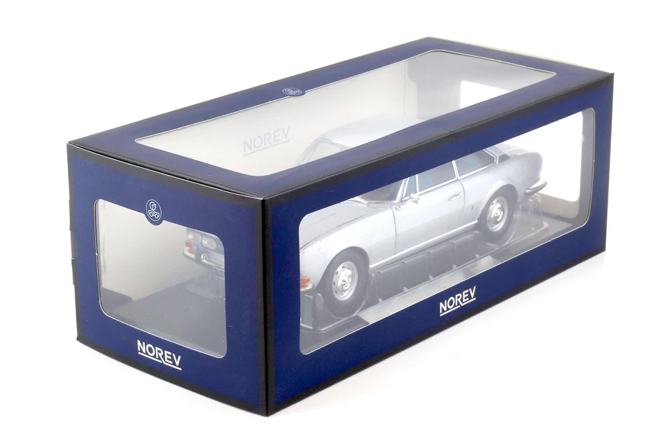 1:18 NOREV Peugeot 504 Coupè 1969 Argento - Limitato 250 Pz. - Immagine 4 di 4