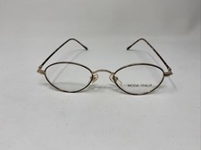 MODA ITALIA EYEWEAR 111 96 45/18/140 TORTOISE GOLD EYEGLASSES FRAME LI25