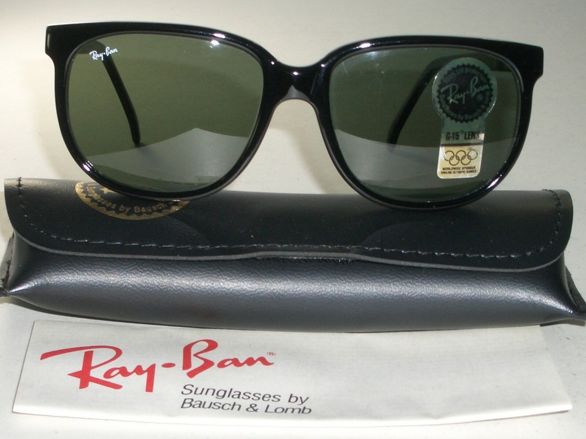 VINTAGE B&L RAY BAN W1595 STYLE 3 G15 BLACK TRADITIONAL WAYFARER