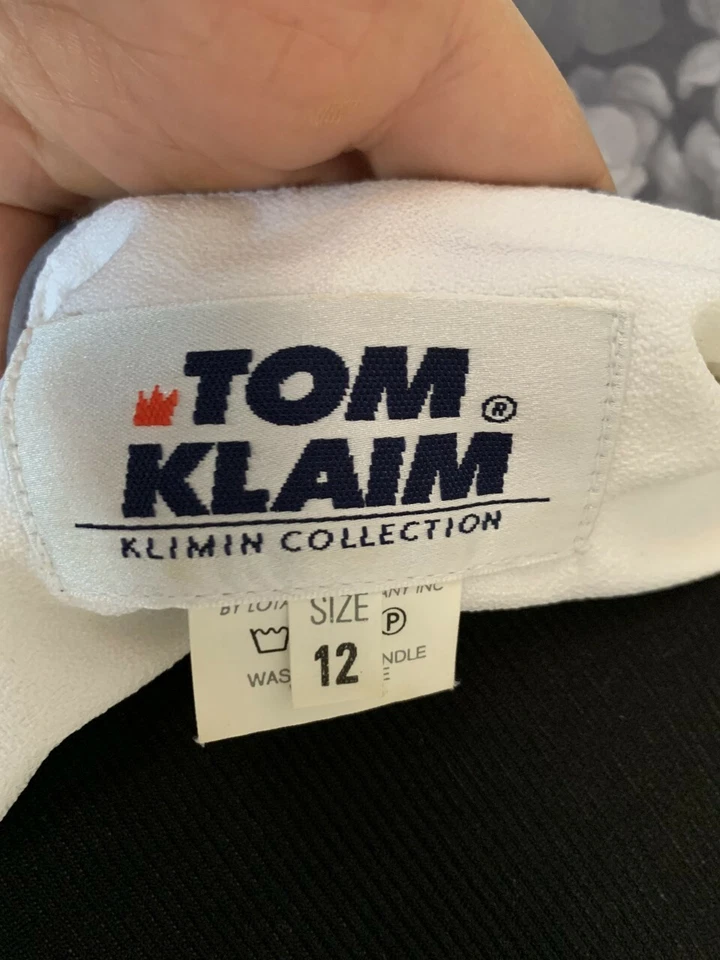 Maxi Vestido European Disigner's Tom Klaim 2 Peace Gasa Rifa Talla M/8 Foto 2 de 4