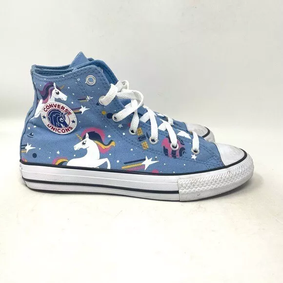 Converse Chuck Taylor All Star Sneaker Blue Unicorn Youth 6 eBay