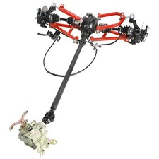DIY ATV Go Kart 4 Wheel Drive Rear Drive Shaft CV Axle Shock Swing Arm Assembly