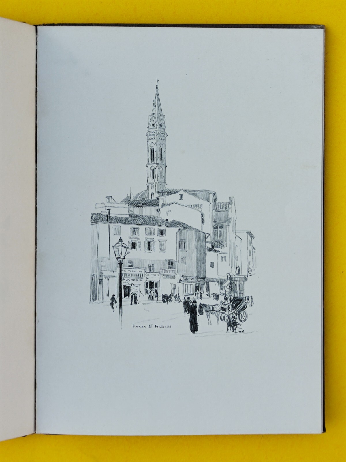 Florence : a sketch-book by Ted Richards 1914 First Edition