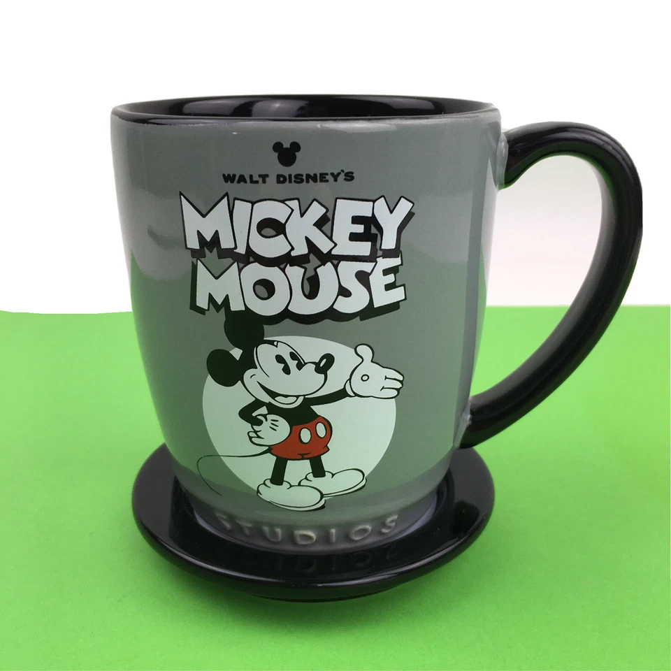 Disney Mug Mickey Mouse & Coaster Cup Minnie Walt Studios Tea Coffee Beverage Gr - Image 3 of 4