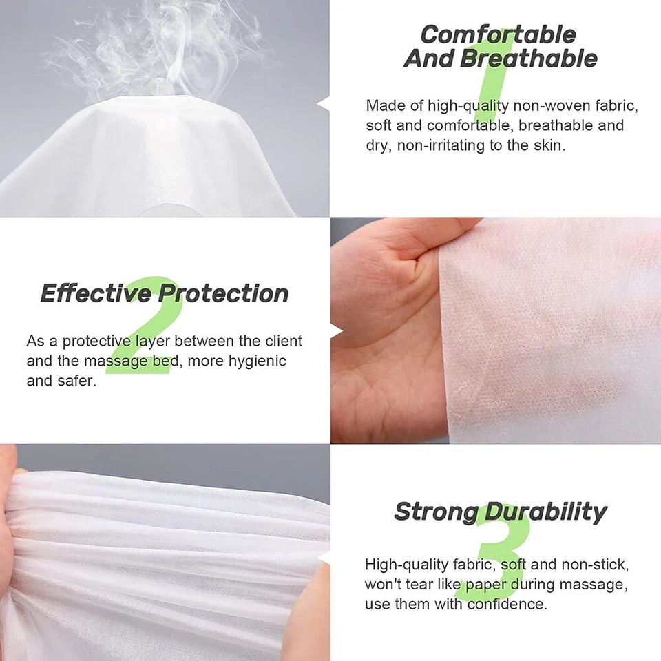 100-800PCS Disposable Bed Sheet Non-woven Massage Beauty SPA Salon Table Cover - image 2 of 4