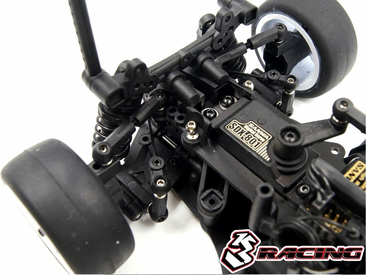 3RACING KIT-MINI MG Sakura Mini MG M Chassis Front Wheel 1