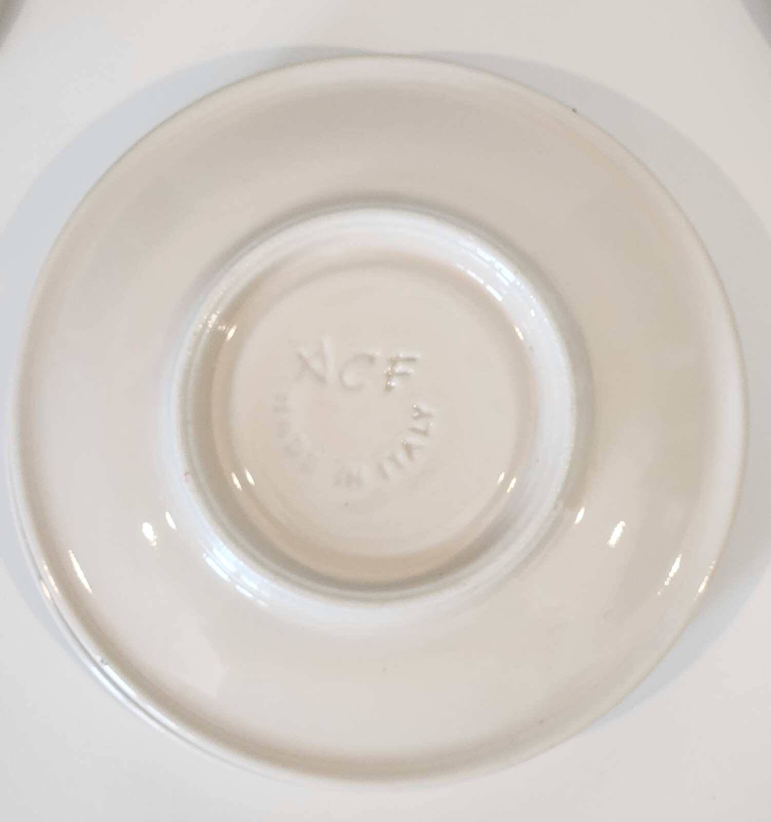 ACF Italy Espresso Cups Demitasse and Saucers Set 6 MCM Vintage Red