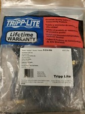 Tripp Lite Null Modem Serial RS232 Cable DB9 Male X Female 6-ft. P454-006  P27