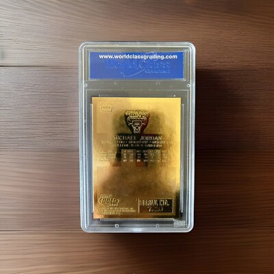 マイケルジョーダン 23Kゴールド　切手 カード　シリアルナンバー  NBA 1998 Michael Jordan Fleer '86 Rookie 23KT Gold Card