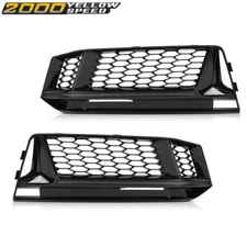 Fit For 2016-2018 Audi A4 B9 S-line/S4 B9 RS5 Style Fog Light Grill Bezel Cover