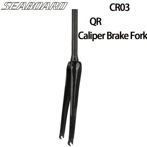 700C Full Carbon Fiber Road Bike Front Fork Tapered Bicycle Forks Disc Brake - Picture 4 of 22