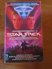 BOOK S/C STAR TREK THE FINAL FRONTIER  1989  GREAT  ** MUST SEE *