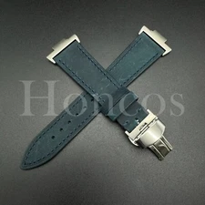 Vintage Leather Watch Band Strap Fits Tissot PRX Adapter Clasp Quick Release DBL