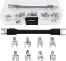 CNC Wheel Spoke Spanner, Motorcycle Repair Tool Kit 5.0-6.8Mm Spoke Wrench Set f