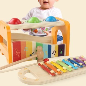 彩色3 捶打钢琴站打击乐器玩具幼儿乐器 Ebay