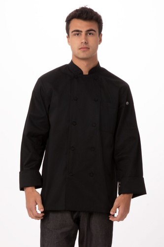 Chef Works Calgary Cool Vent Chef Coat M NWT Long Sleeve Cotton Blend JLLS - Picture 8 of 13