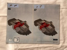 ONLY instructions books 1-2 Lego 7961 Darth Maul's Sith Infiltrator Star Wars