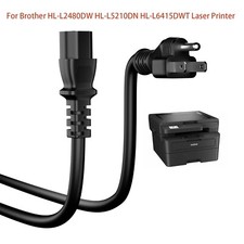 AC Power Cord Cable For Brother HL-L2480DW HL-L5210DN HL-L6415DWT Laser Printer