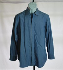 Bertini Couture Blue Dress Shirt Men's L