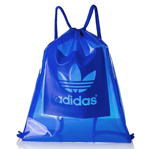 Adidas Originals Sport Bolso Gymsack de Deportes Mochila Azul Transparente  | eBay