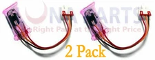 2 Pack Refrigerator Defrost Thermostat replacement 6615JB2002A, Blister Package
