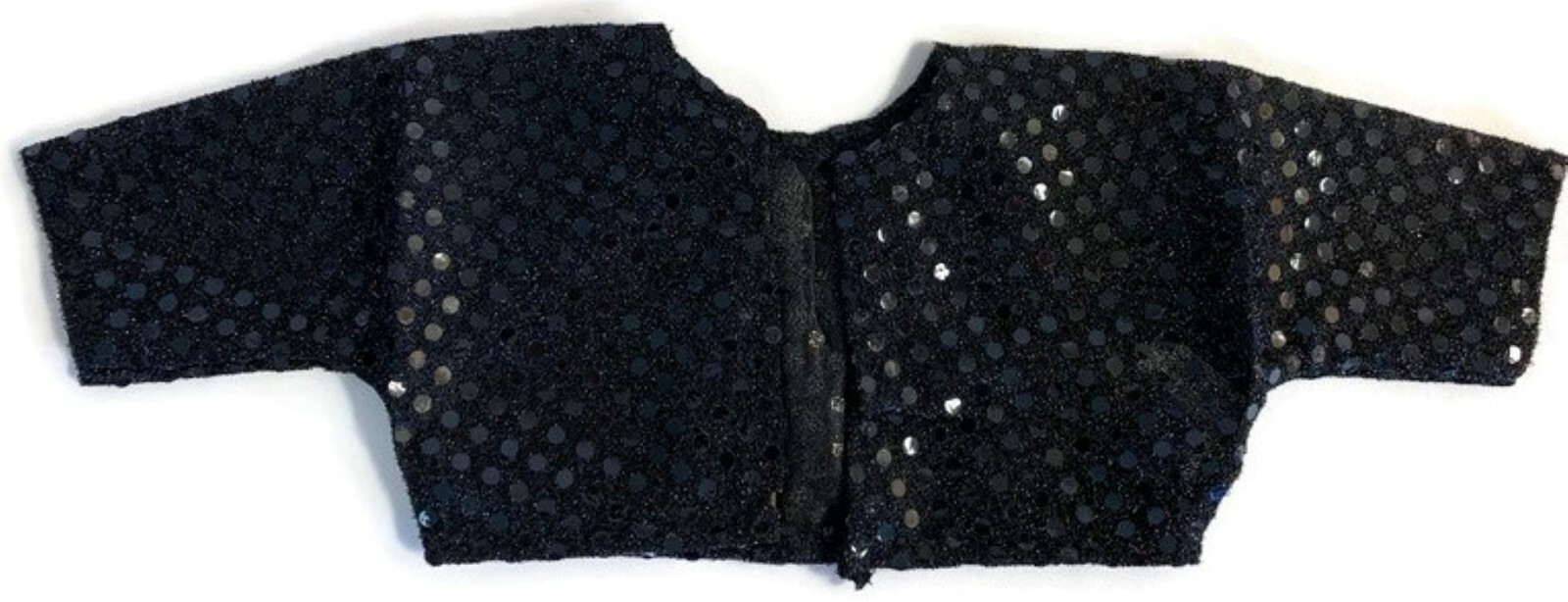Black Sequined Jacket Clothes for 18 inch Girl Dolls