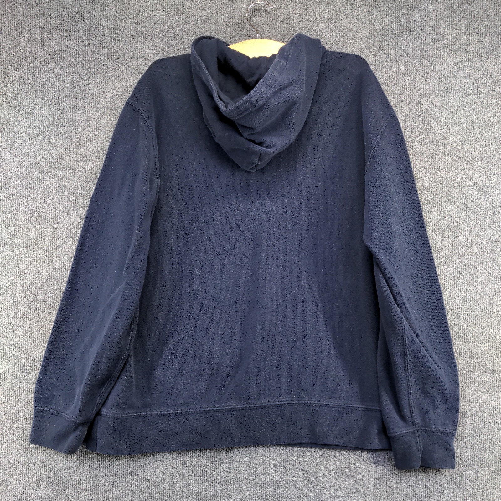 Polo Ralph Lauren uomo felpa con cappuccio blu taglia L ricamata logo pony cotone