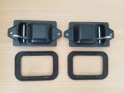 UK PREMIUM Set Inner Door Handles & Trims LEFT & RIGHT for BMW E30 E28 E24 E23 - Picture 5 of 11