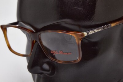 Vintage Alfa Romeo Ar206 Rectangle Turtle Frame Glasses Y2K
