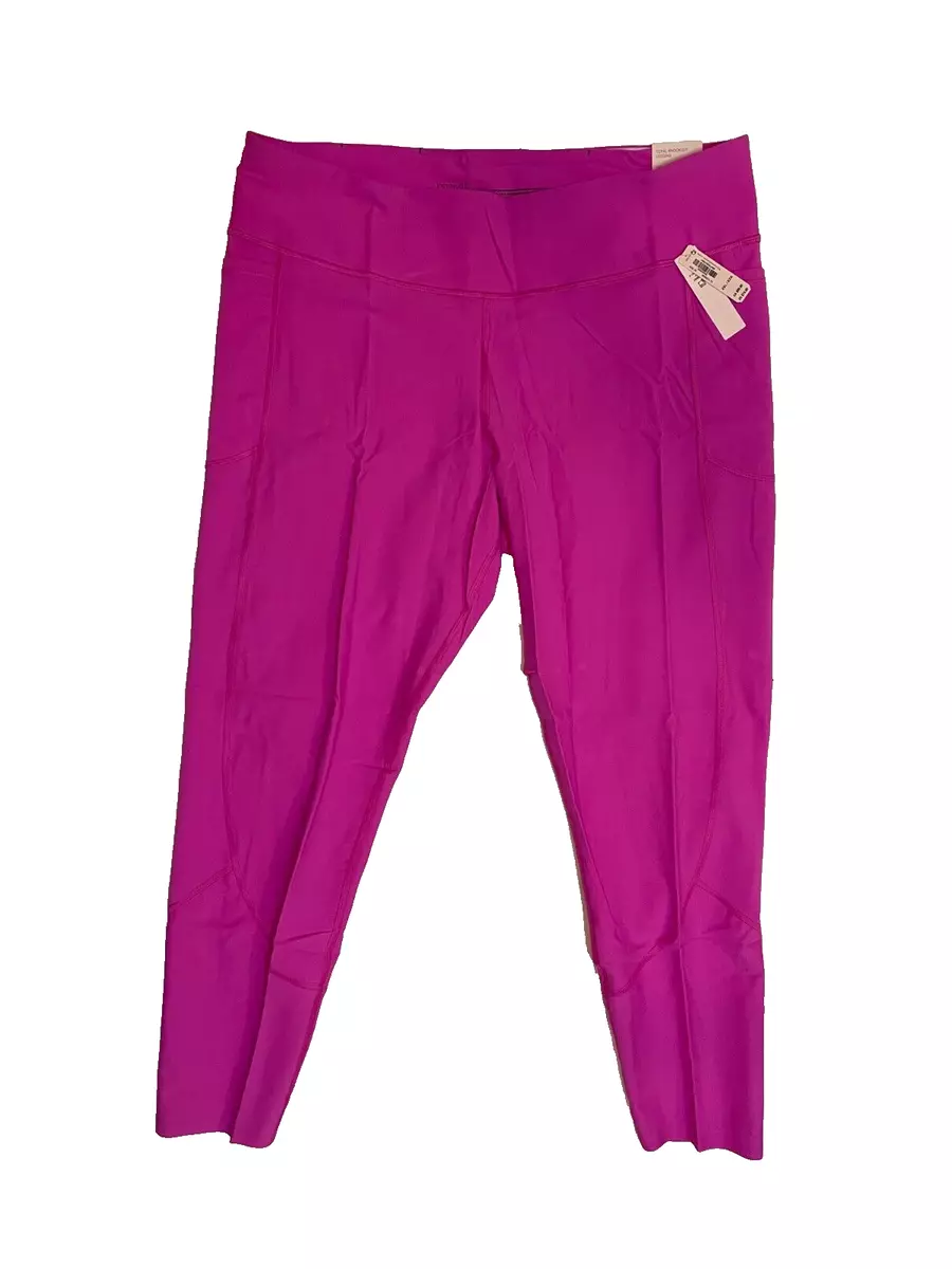 Victoria Secret Leggings Womens 2XL VS Sport Total Knockout Mid Rise Pink Berry