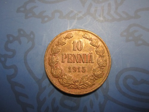 Finland 10 penniä coin 1915 - Picture 3 of 4