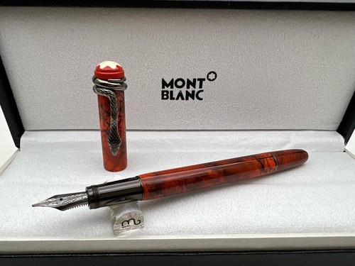 Montblanc Heritage Serpent Marble Rouge ET Noir Special Edition Fountain Pen - 第 2/2 張圖片