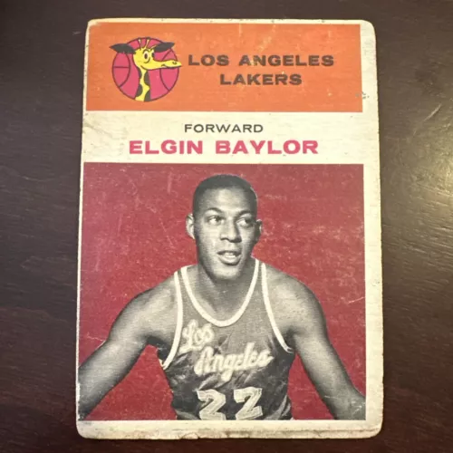 1961 Fleer Basketball #3 Elgin Baylor - EX/MT - SHORT S/S - Lakers - VSCARDS