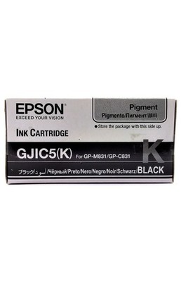 Epson Cartridge ColorWorks GP-C831 Printer Black Genuine GJIC5-K Ink