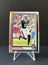 Nico Collins 2025 Donruss Optic #143 Silver Holo - Houston Texans