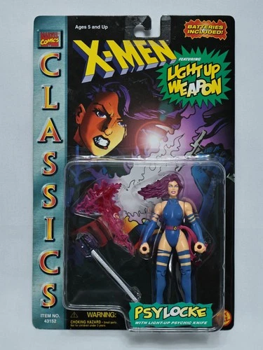 Psylocke X-Men Classics 5 Inch Vintage Figure 1996 Toy Biz Marvel Comics New