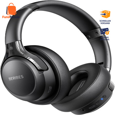 BERIBES Bluetooth Kopfhörer Over Ear 65 Std HiFi Stereo 6 EQ-Modi