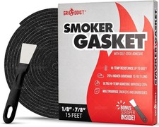 Big Green Egg Grill Seal Gasket Kits for Large, XL, XXL Lid and Top - 15 Ft, 7/8