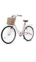 Viribus 26 Inch Vintage Ladies Bike with Basket